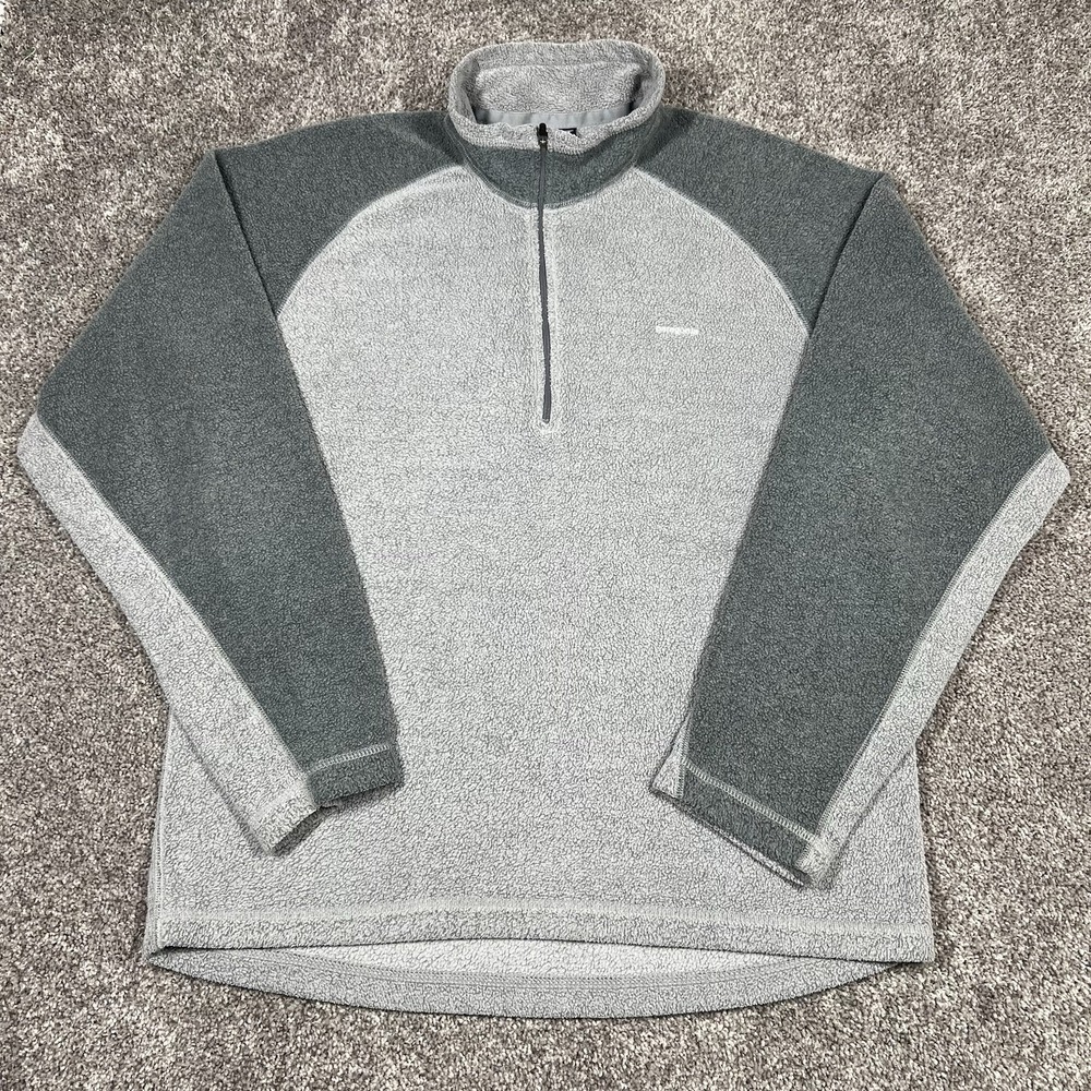 Vintage 90s Patagonia Men's Fleece Size Small Capiline 1/4 Zip Gorpcore Fits M/L